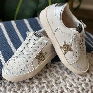 Vintage Havana Magneev Gold Glitter Low Top Sneaker